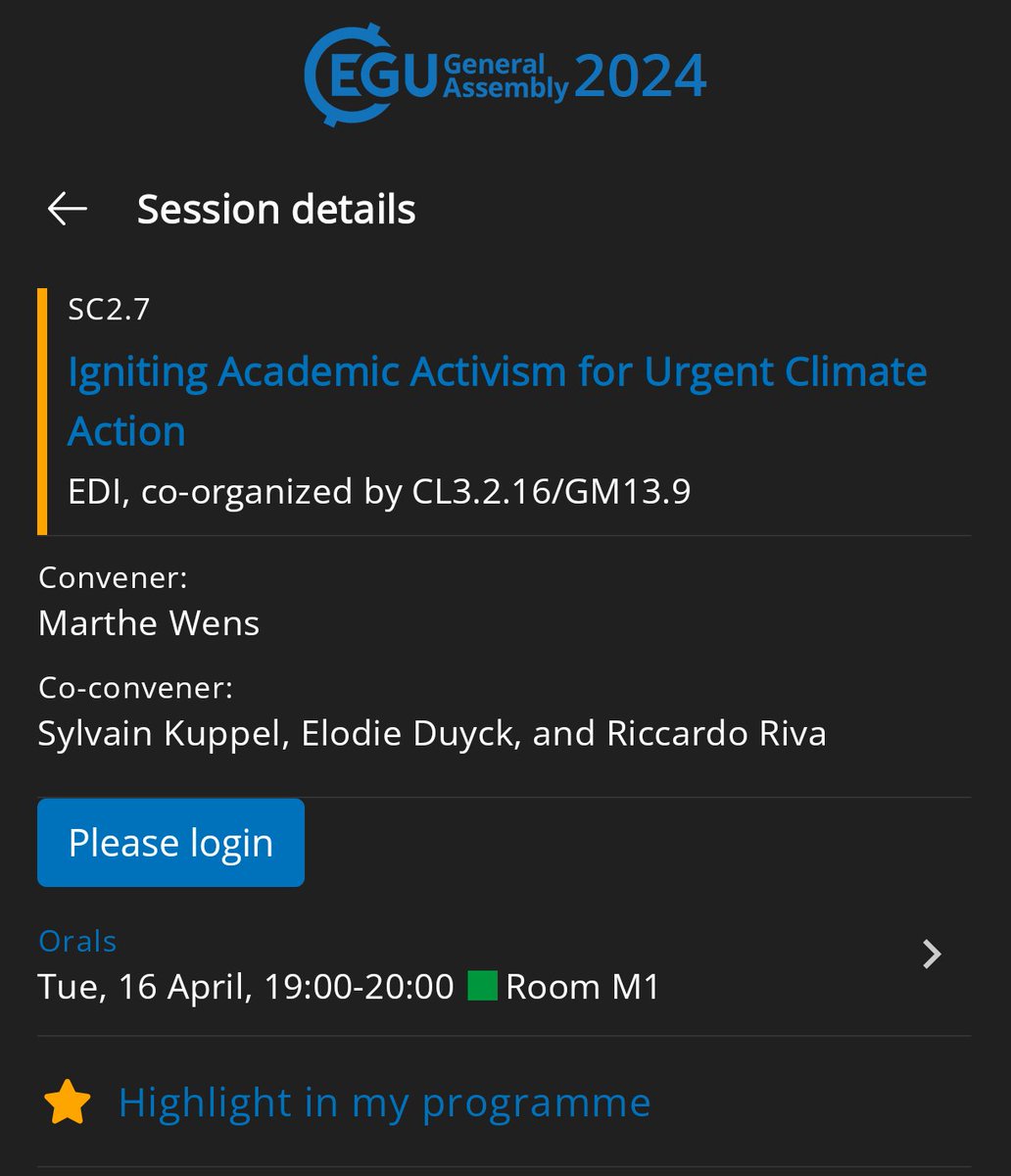 ⭐ This evening at #EGU : a short course on collaborating for climate advocacy and activism, discussing meaningful ways for taking direct action, with contributions from @ThierryAaron @ultracricket & @gerritschaafsma 👇meetingorganizer.copernicus.org/EGU24/session/… @ScientistRebel1 @S4F_INTL