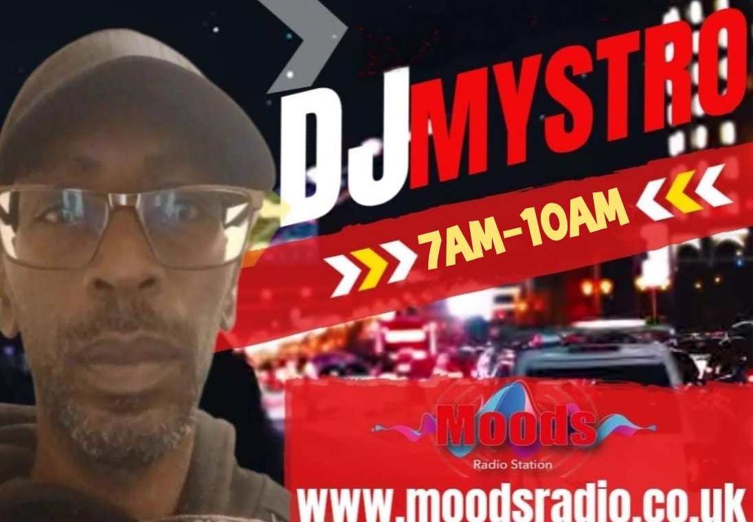 *UK COMMUNITY RADIO STATION*

ON AIR NOW..
DJ Mystro 
7am-10am 🇬🇧

#MoodsRadioUK #OnlineRadioStation #Music #Radio #Community #GoodVibes #Tuesdayvibes #TuesdayShow #CommunityRadio #communityradiostation #tuesdayvibe