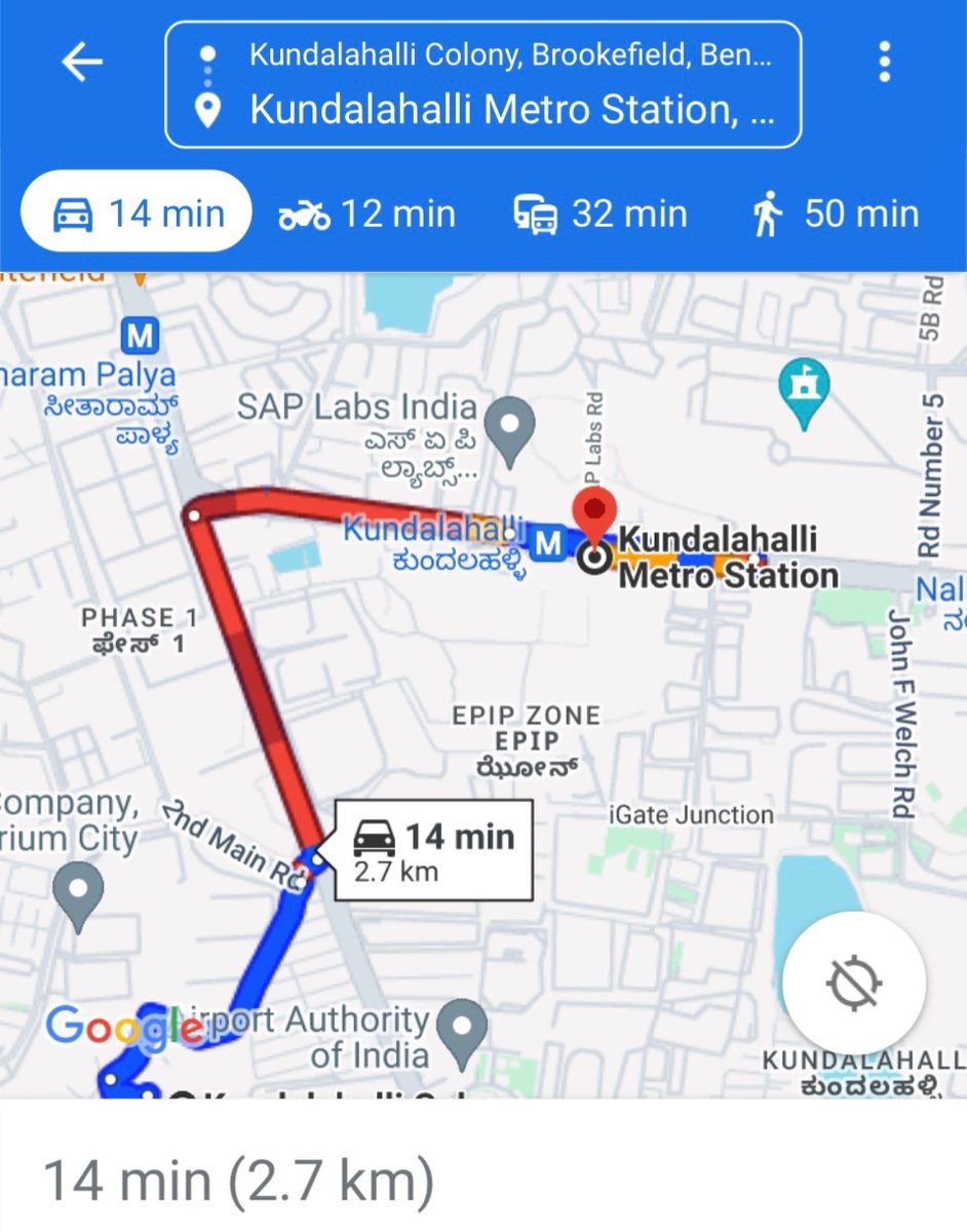 meiappan's tweet photo. @halairporttrfps @wftrps @DCPTrEastBCP @WFRising A lot of convenience for the public today between the 2 U-turns. 
Thank you @halairporttrfps .
The signal at Graphite junction remains not-operational. 

 @wftrps  @DCPTrEastBCP 
@WFRising @NammaWhitefield https://t.co/manYGhVTWm