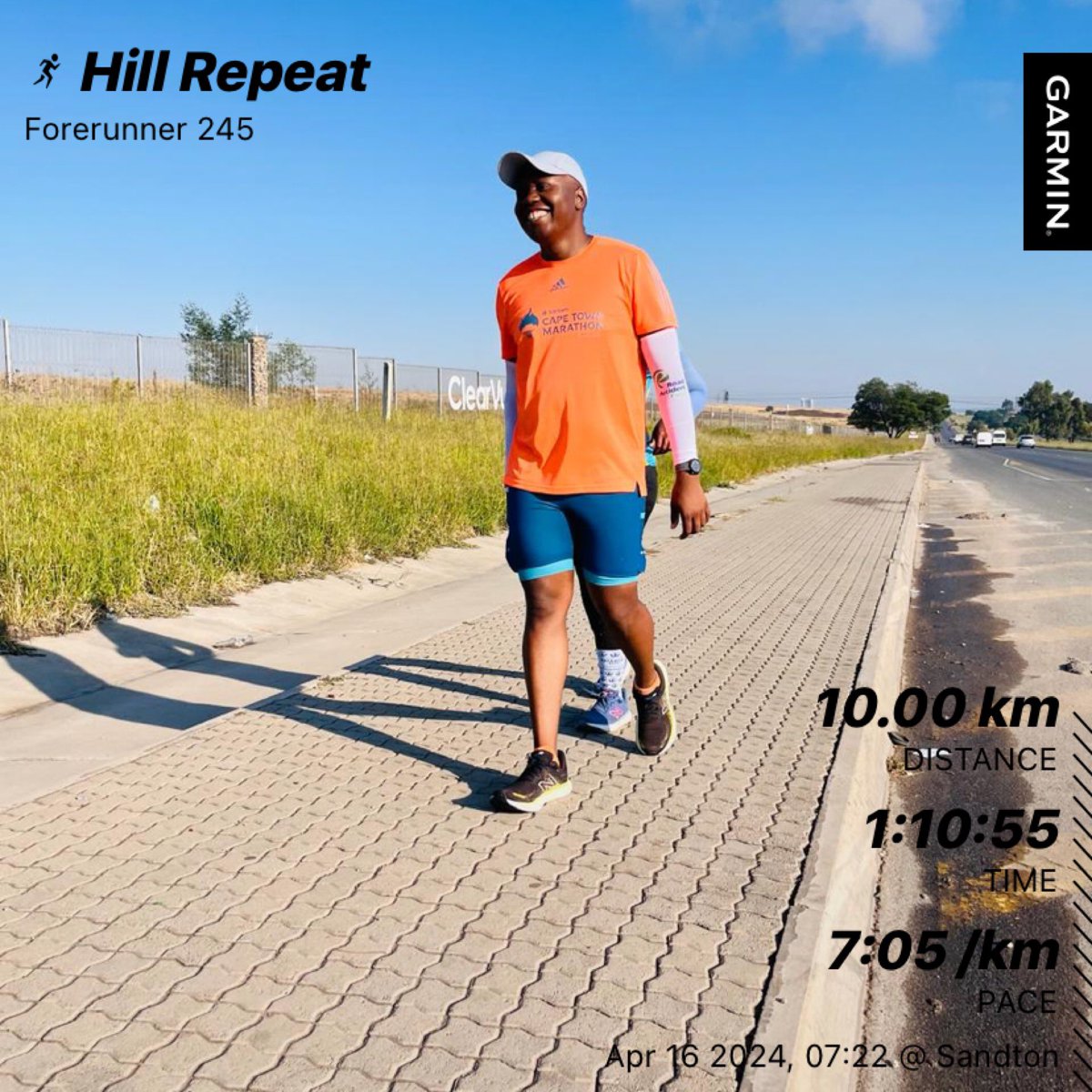 Hill Repeats: 3km WU
400m x 6 hills repeat 
2km CD #WaterfallAC #FetchYourBody2024 #RunningWithTumiSole