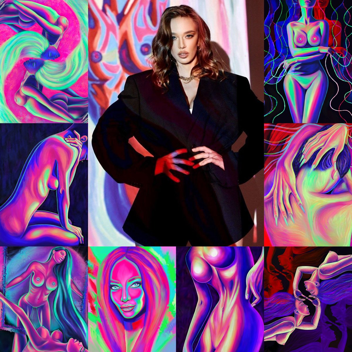 Good morning, my dears   ❤️💜🧡💚💙🩵💛 #NFTFam 

I wish you a bright and sunny mood❣️

My vibrant collection of work is still available at the link below🔽