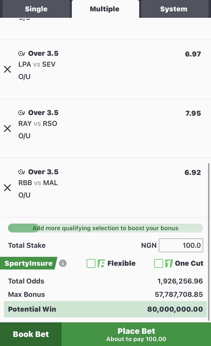 Last time I drop these option many people left trenches N100 To 80M Flex by 4 still 30M Get prepared __ V_Football proceeding🔥 Favorites teams to score at least 4 goal⚽️ If you’re ready to boom Tap ❤️ Like Button 🌆