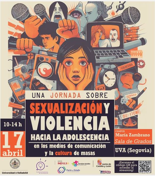 apfcyl's tweet photo. Una completa mañana en la que se plantea cómo abordar la aproximación y elaboración de las noticias sobre esta realidad. En caso de tener interés, pero no poder acudir, en el código QR podrás acceder al streaming. 2/2 https://t.co/tE28fWtOQK