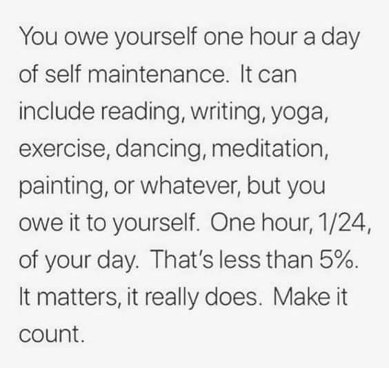 Give yourself time. Self care is a must!!! 👸🏾

#selfcare ##selfcaretips #wellnesstips #wellbeingtips #healthiswealth