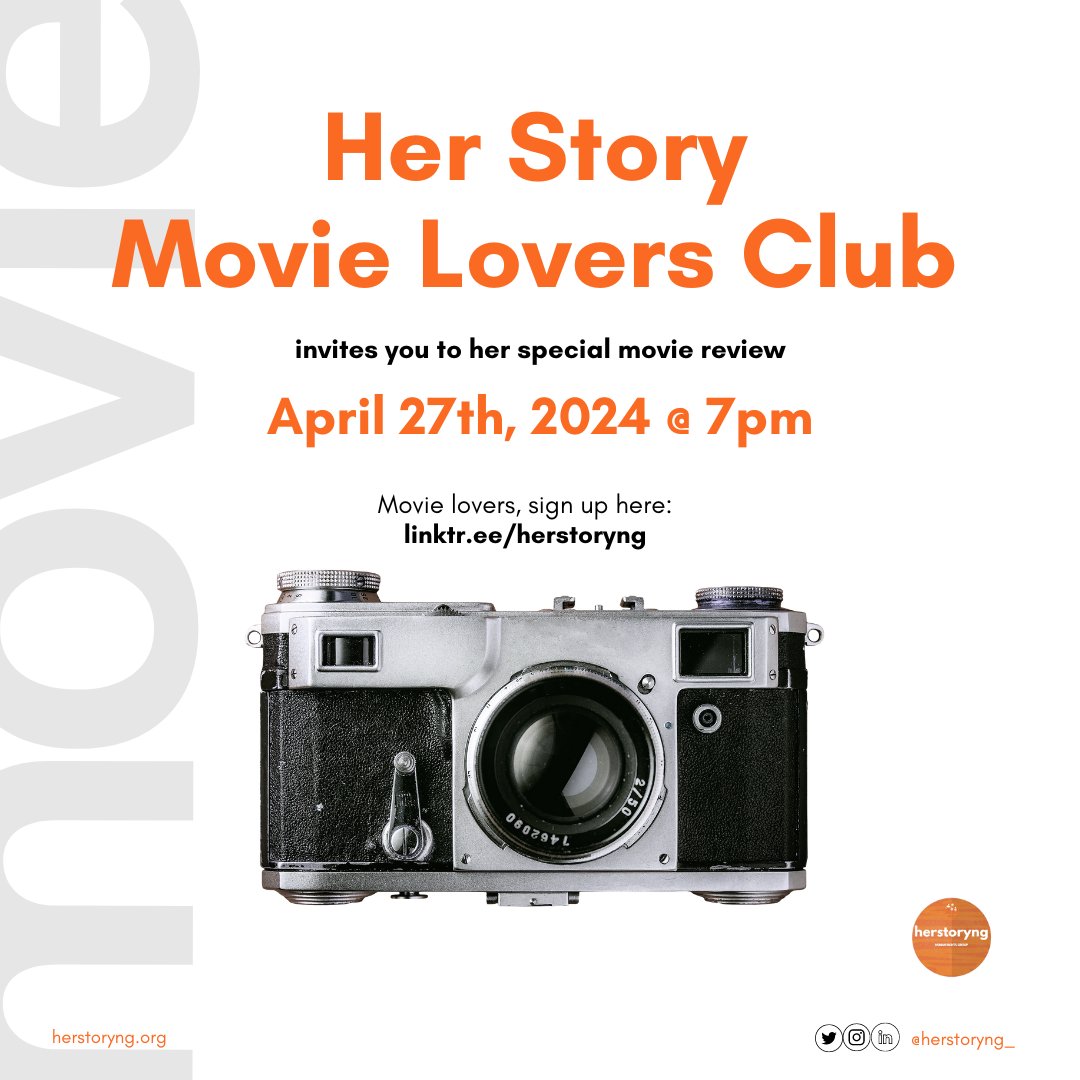 Lights, camera, empowerment! 🎬 Join our growing virtual movie club as we dive into stories that celebrate and empower women. Our safe space welcomes members from around the globe, uniting us through the magic of cinema and the power of storytelling. #HerStoryMovieLovers