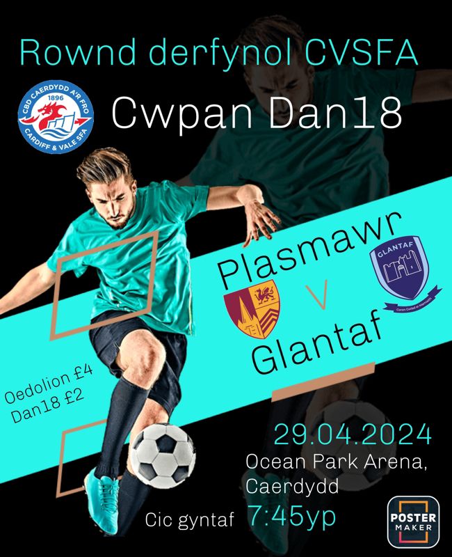 Byddai'n wych gweld gymaint o gefnogaeth a phosib i'r bois wrth I ni chwarae yn y rownd derfynol gyntaf erioed. It'd be great to see as much support as possible as we compete in our first final ever.