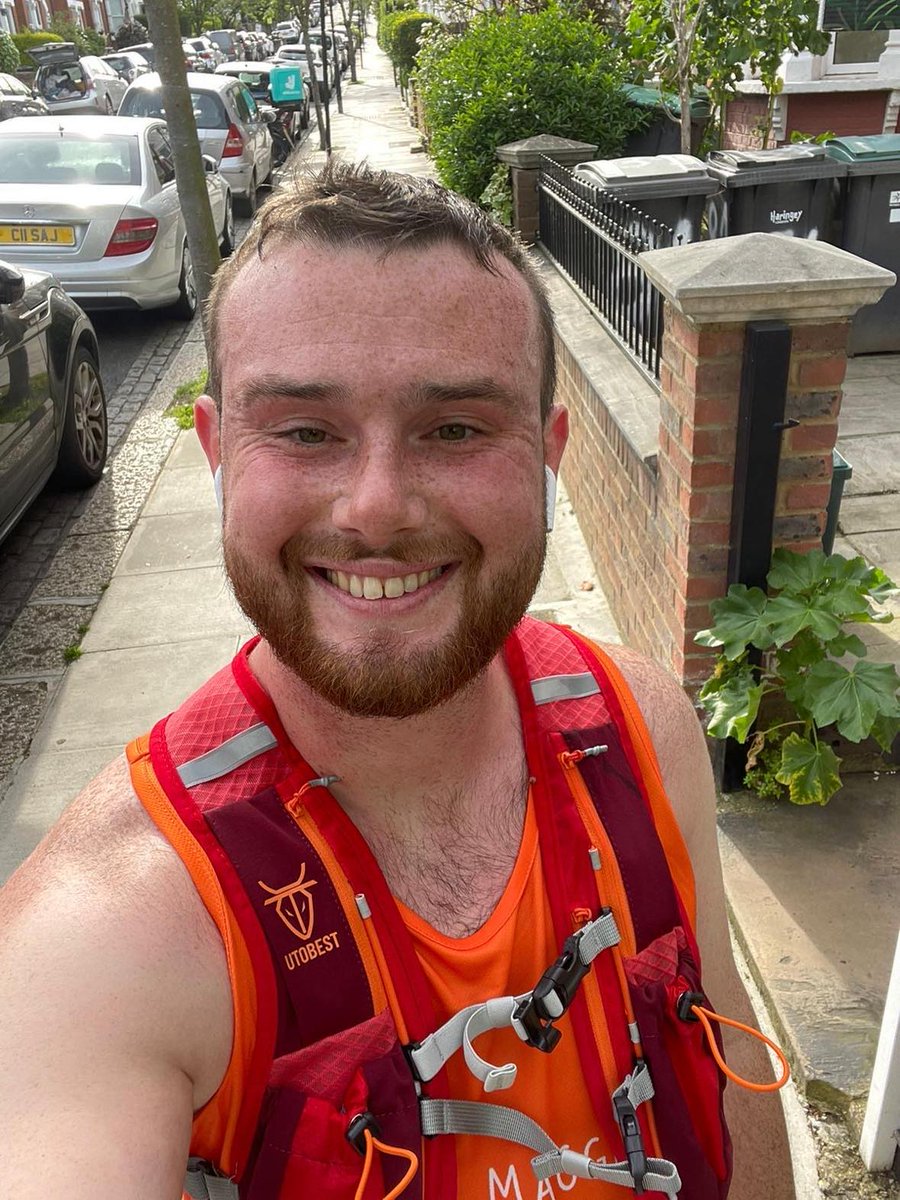 Here's Alex out and about training for his Hackney Half Marathon, which takes place this Friday. He's running it for our charity of the year @MaggiesCentres if you would like to sponsor him, you can do so by using his JustGiving page below: justgiving.com/page/major-rec… #maggies