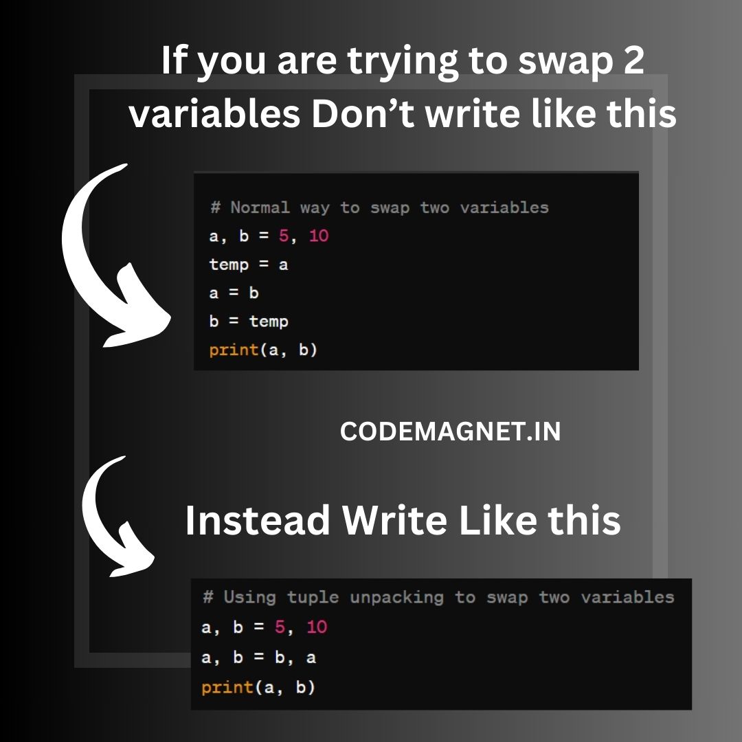 Coding_MadeEasy's tweet image. Another one! #clearcode #coding #efficientcode #developer #code