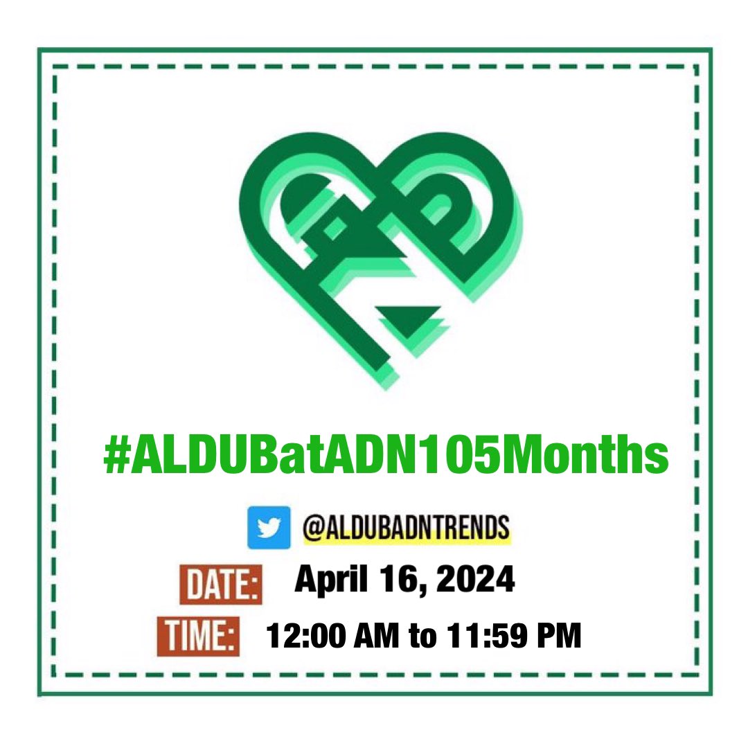 So many months have passed & so much has changed but one thing is clear - ADN is still here. 

Happy #ALDUBatADN105Months, #ADNFAM!