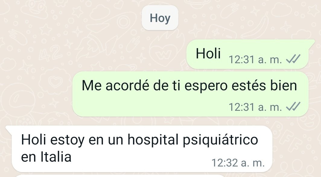 Yo: me siento dlv, le hablaré a un ex quever, que es lo peor q puede pasar???
El guionista de esta tragicomedia q es mi vida: