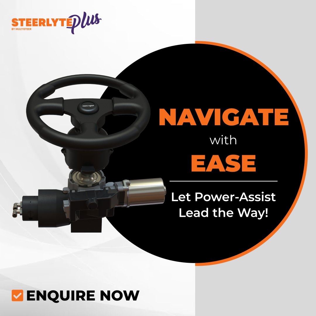 Embark on a journey of innovation with Steerlyte Plus Power-Assisted Steering Systems! 🚤💡
Experience the feather-light navigation.
multisteer.com #Multisteer #Steerlyteplus #Philippines #Vietnam  #Singapore #Poland #boatsteeringkit #powerassisted #steeringsystem