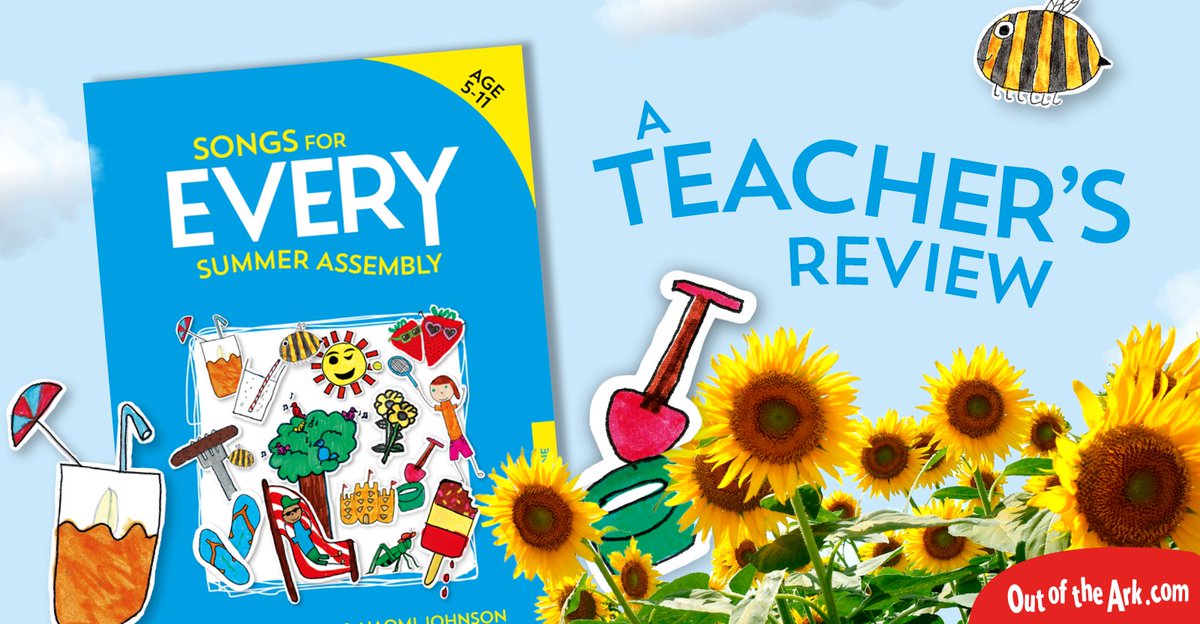 A teacher's review of Songs for EVERY Summer Assembly: 'Songs for Every Summer Assembly is an enjoyable, accessible, vibrant collection, curated for the summer months.' Read more here: outoftheark.co.uk/blog/songs-for… #SummerTerm #SummerAssembly