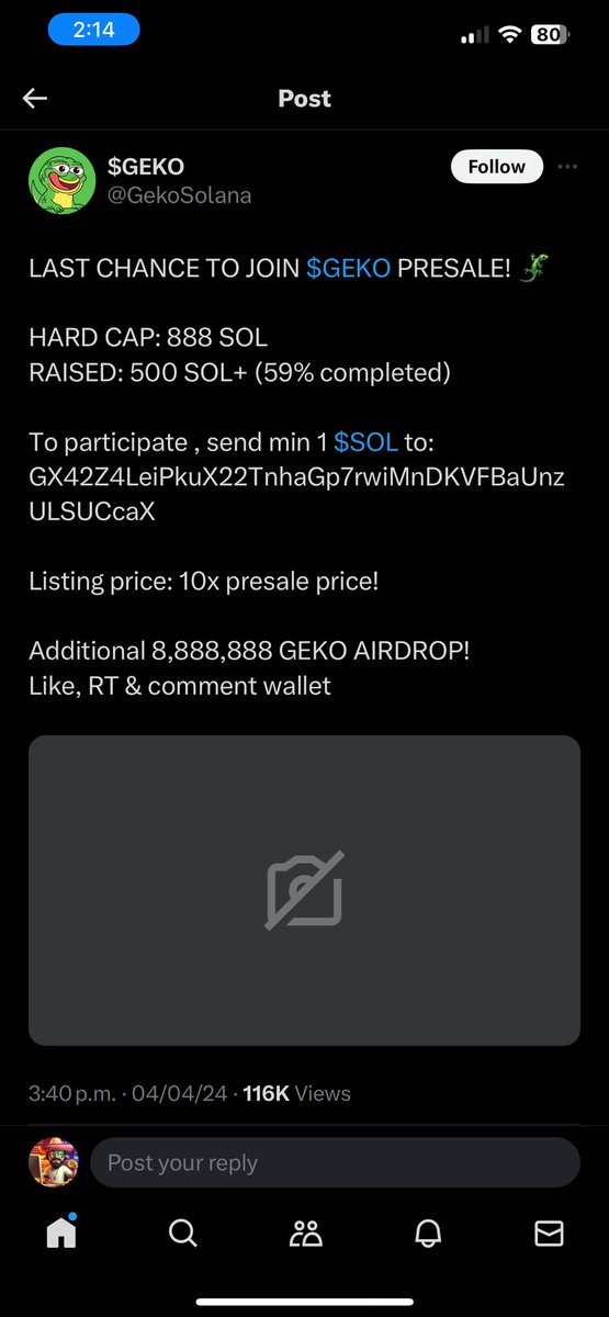 @CryptoMafia06 Where is your scam @gekosolana now ? @CryptoMafia06