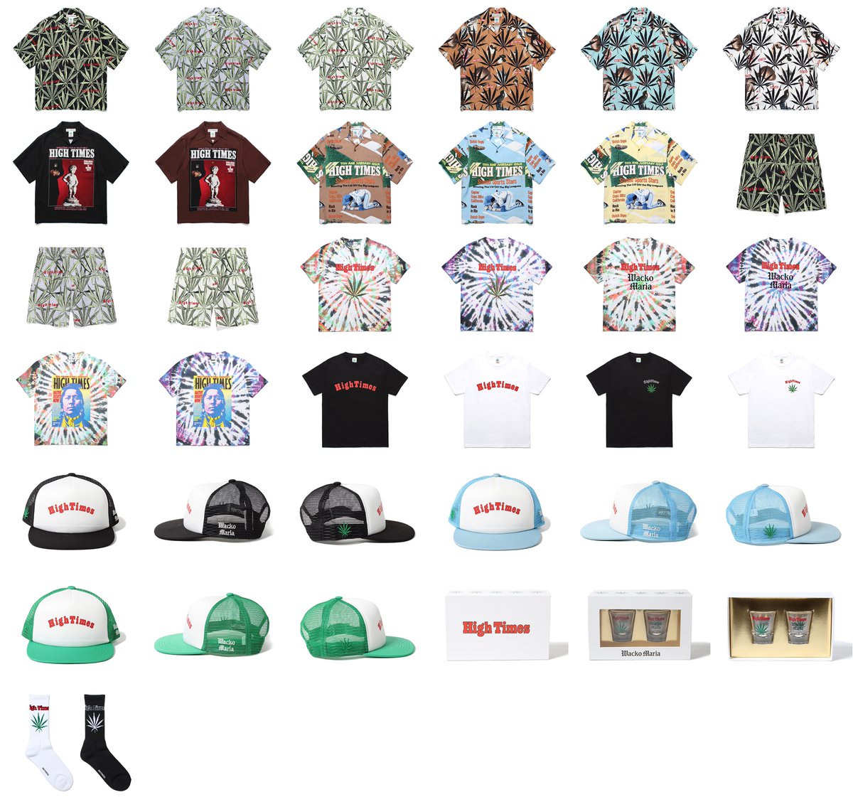 fullress's tweet photo. 「舐達麻」を加えた、アメリカのマリファナ雑誌「HIGH TIMES」× WACKO MARIA 2024年 コラボ第2弾が4/20 発売 (ハイ・タイムズ ワコマリア)
・ビジュアルには「BADSAIKUSH」「G-PLANTS」「DELTA9KID」を起用

>> https://t.co/v2pdNOBIm7 https://t.co/qUGXAr1k41