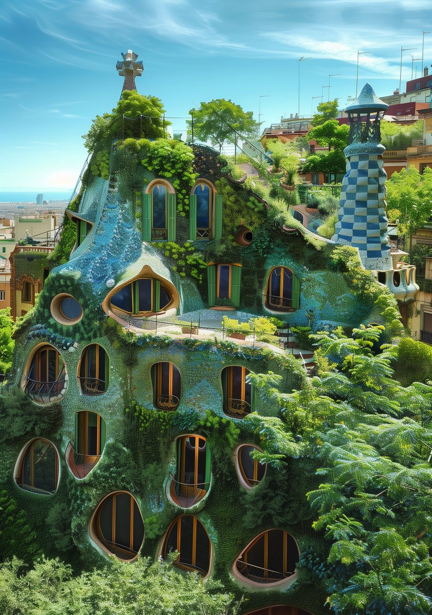 AuthorLRossi's tweet photo. Do you dream of a house that breathes with you? Where walls blossom and the ceiling is a sky of leaves? 🌸🍃 #NatureHome #LivingDesign https://t.co/sMHhyIszEf