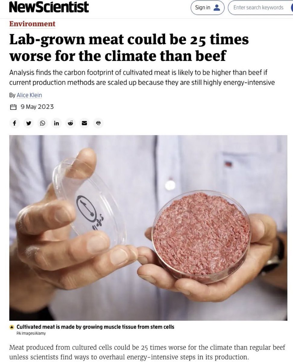 Follow the science. 🥩