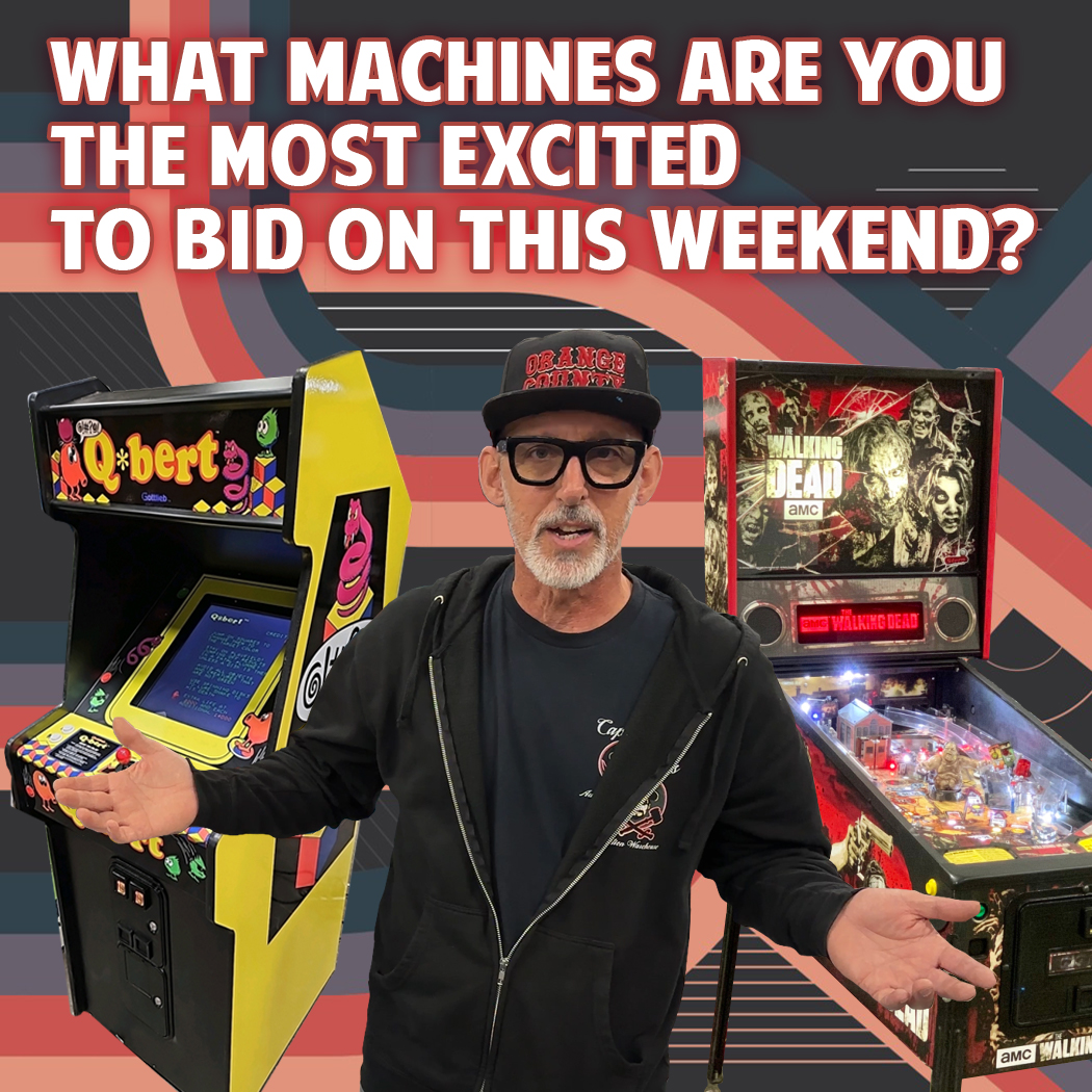 CaptainsAuction's tweet photo. ๐ ๐นOur Big Auction is days away. Have you checked out our catalog? If so, what machines are you the most excited to bid on this weekend? https://t.co/1Q8pbflqP2 #auction #arcade #classicarcades #pinball #ticketredemptionmachine #auctionweek https://t.co/okRD2bJXOp