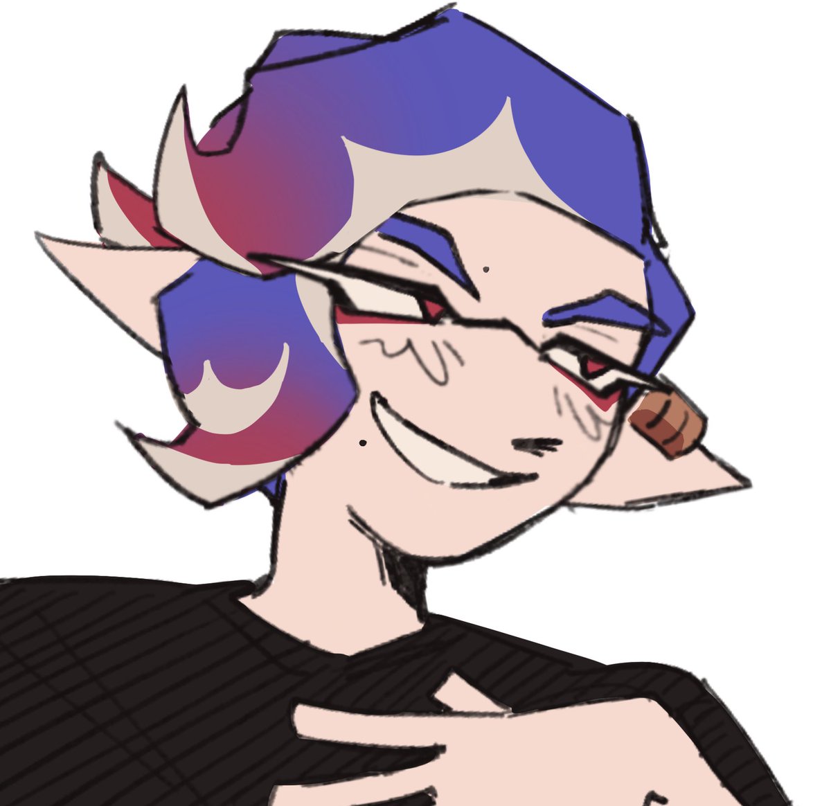 qevillous's tweet photo. emperor redesign yay coughs #splatoon https://t.co/vAgw5QgYPj