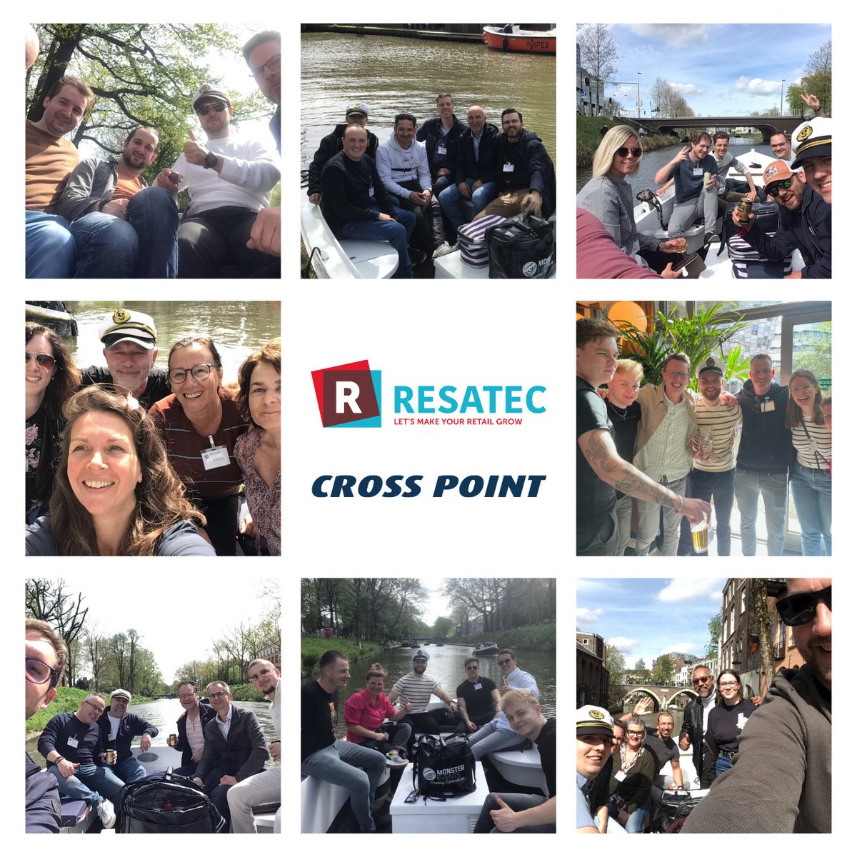 resatec's tweet image. Samen sterker!
Onze Resatec en Cross Point collega&apos;s kwamen voor het eerst samen in Utrecht voor een teambuilding!

Het enthousiasme was aanstekelijk, de lachende gezichten op de foto&apos;s zeggen genoeg!🤝