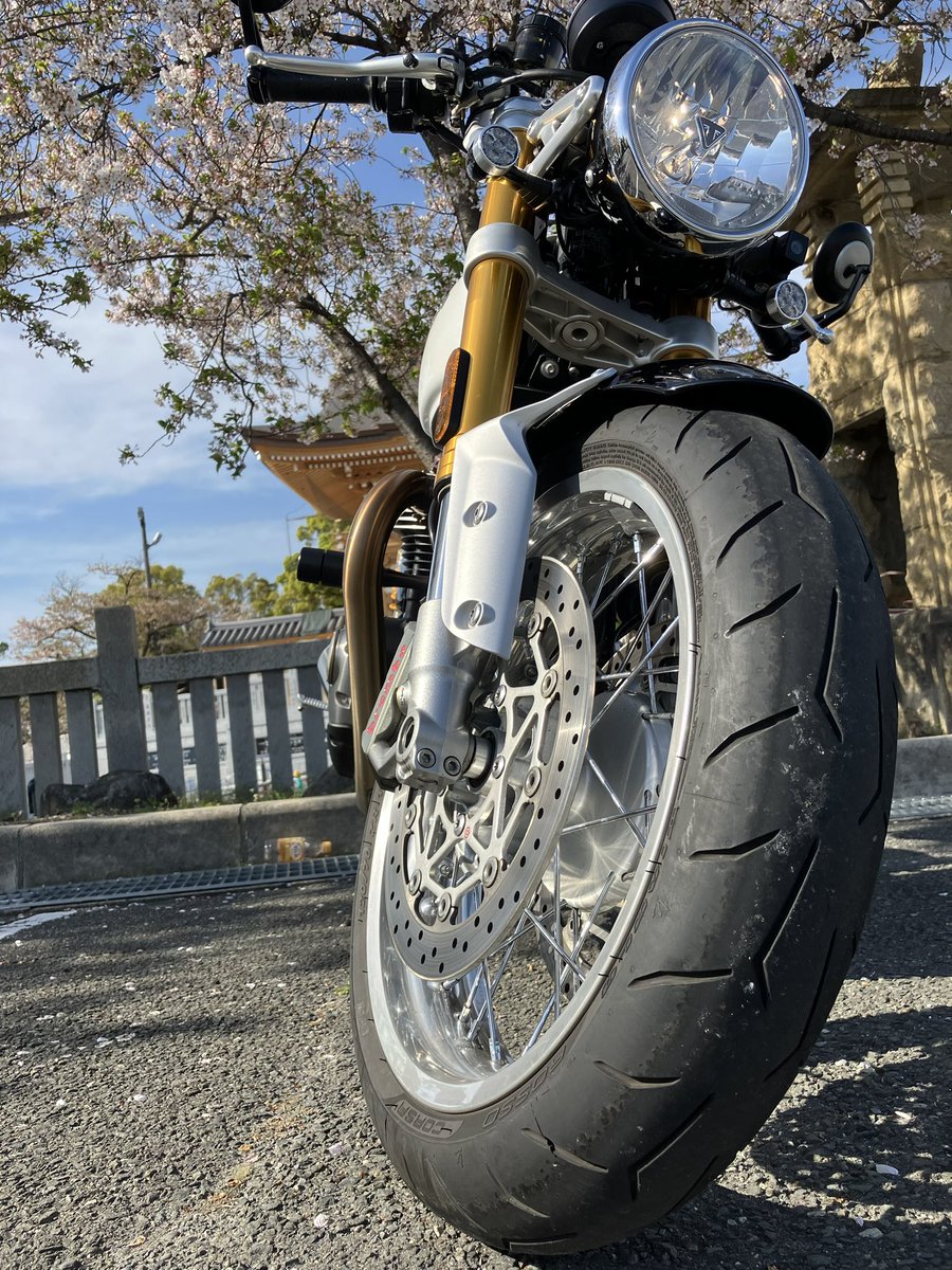 乗り換えで納車‼︎更新‼︎

名前：腰痛
性別：👨
年齢：40代
住み：大阪
車種：Thruxton 1200R
好き：カレーとラーメンとレッチリ
一言：夢のトライアンフ。
乗りたい時が買い時！
中古で購入(新車は断念。。)

#バイク乗りとして軽く自己紹介 
#バイク乗りと繋がりたい
#スラクストン1200R