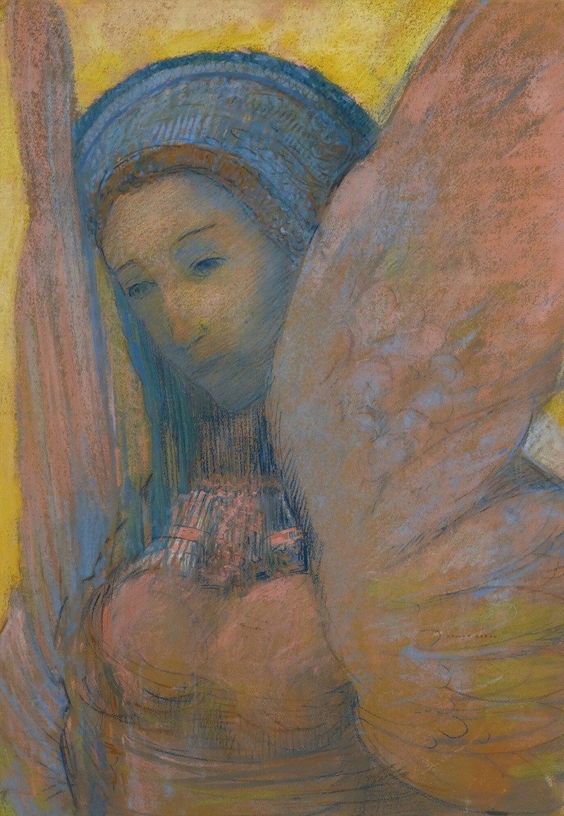 Sphinx Odilon Redon (French, 1840-1916)