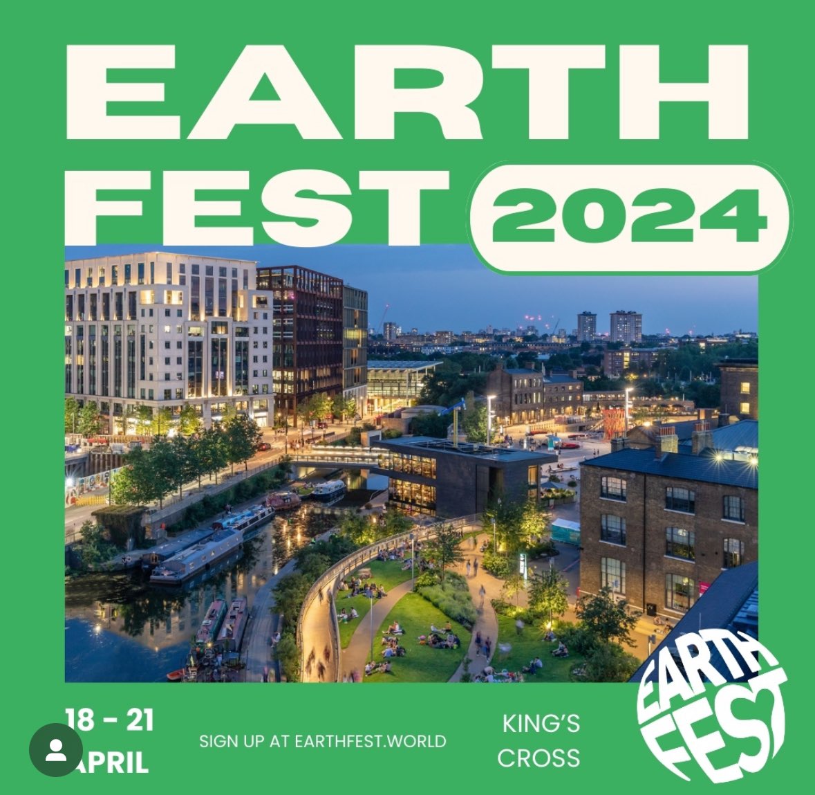 @EarthfestWorld - we will be there! Join us at the free sustainability festival! Earthfest will bring an incredible line-up of speakers, an immersive exhibition and a programme of interactive workshops - all centred around climate-related topics! @CamdenCleanAir