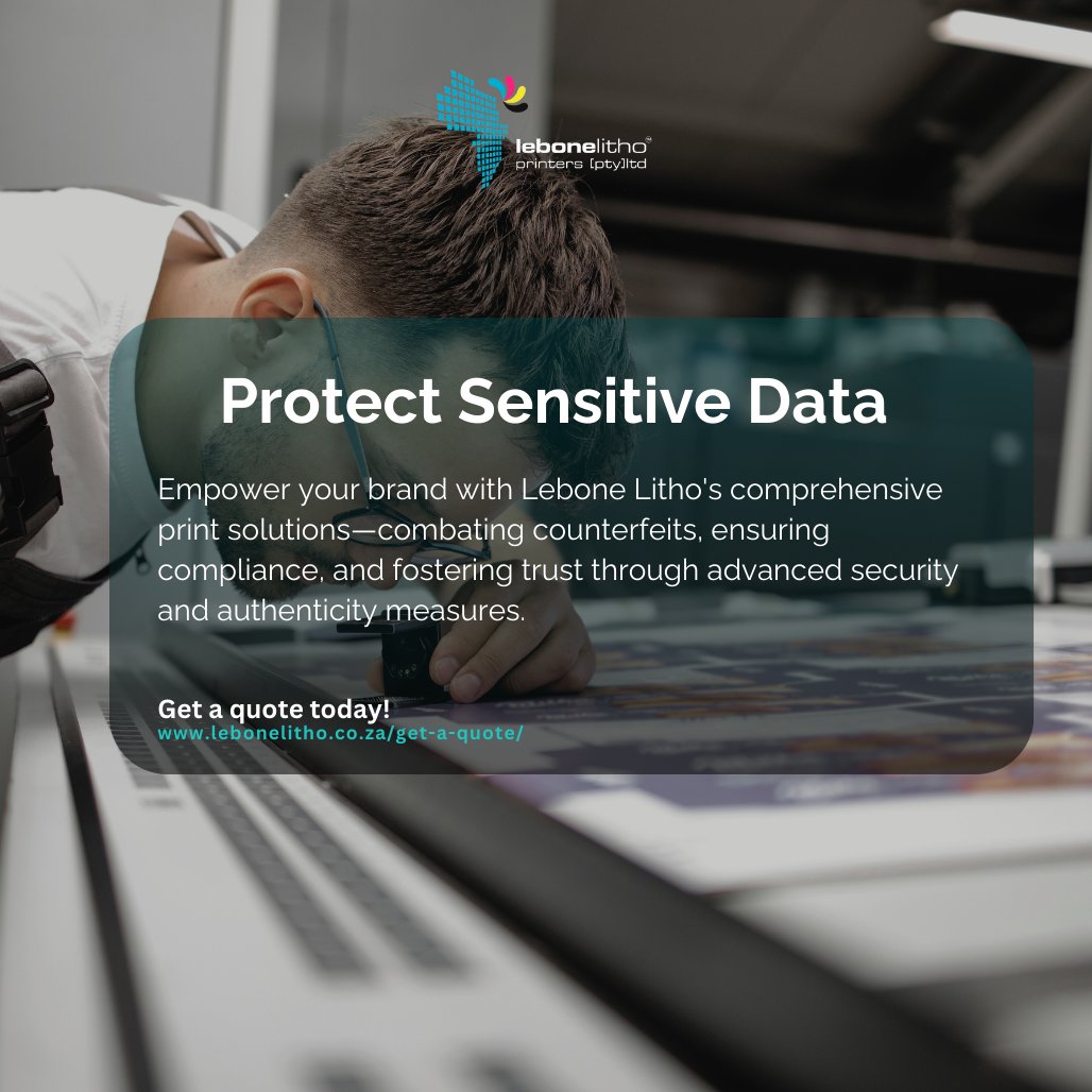 lebone_litho_'s tweet image. 🛡️Protect your brand with Security Print as a Service! From holograms to secure QR codes, Lebone Litho offers cutting-edge solutions to safeguard your identity and documents.
#PrintingService #BrandProtection #SecurityPrinting #LeboneLitho #microprintline #microdot #UVink