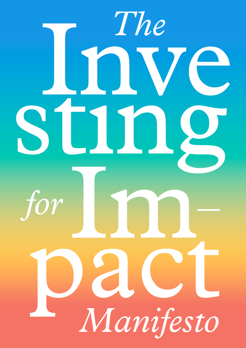 Our Impact Manifesto is out, calling on EU policymakers to enable the work of impact investors ahead of #EUElections. That means more ways to reach our shared goals for people & planet. We need policy action when stakes are this high. Read the manifesto: zurl.co/hAyq