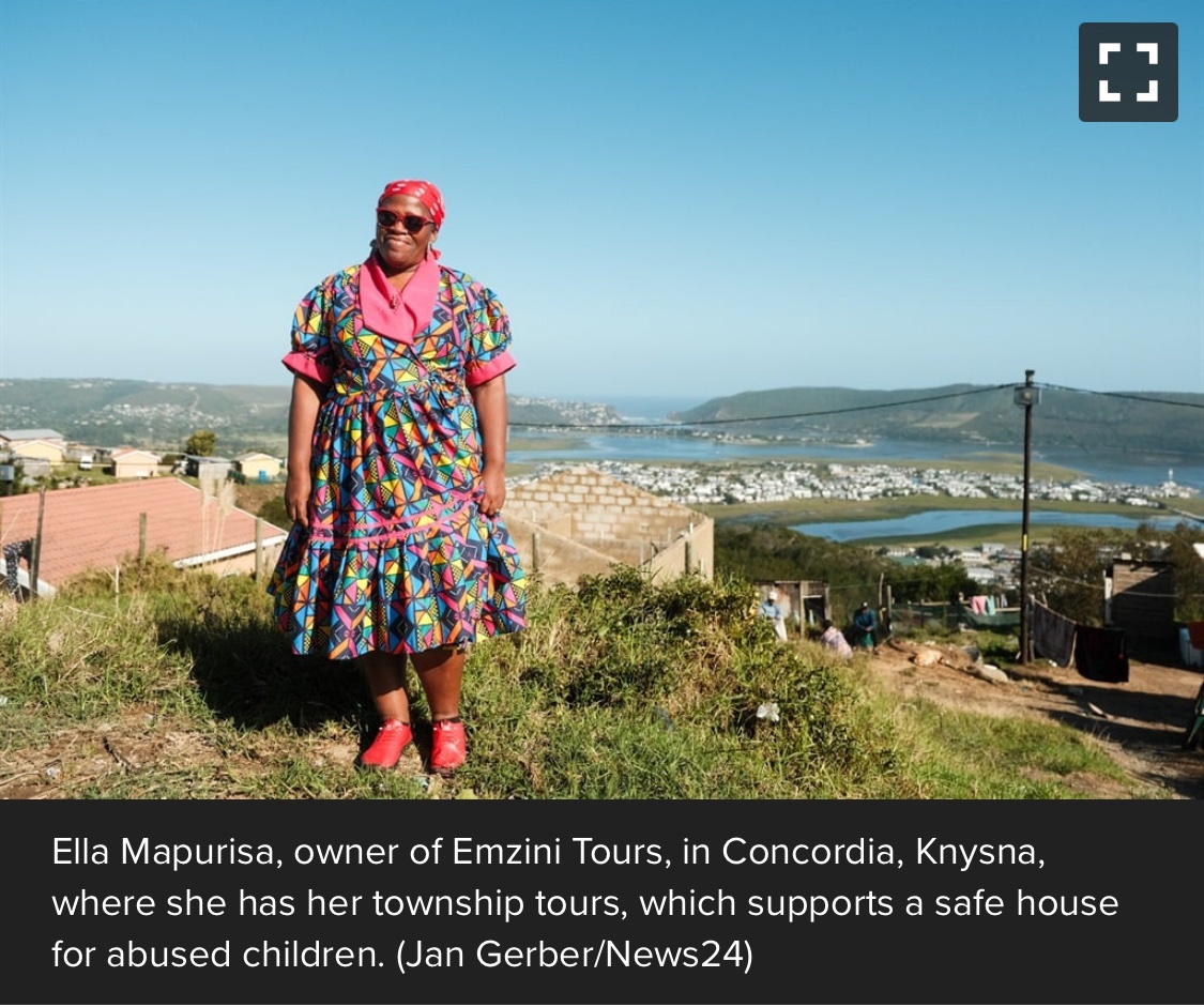 MUST READ: A beautiful, hopeful story about Knysna and the people who live there - including Ella Mapurisa, who uses her township tourism business to fund a safe house for abused children. 

news24.com/news24/politic…