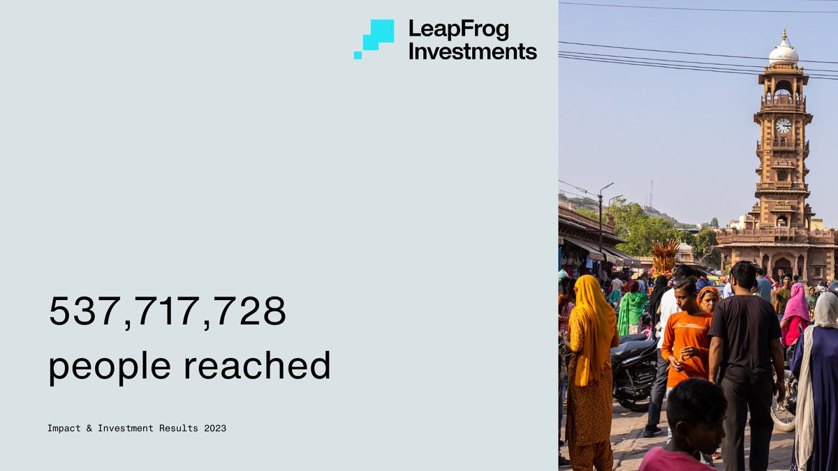 This scale of impact is only possible thanks to a team that combines global technological foresight with local industry knowledge & long-term thinking with a core strategy of #ProfitwithPurpose that drives daily focus.  

Learn more & view our results here:impact2023.leapfroginvest.com