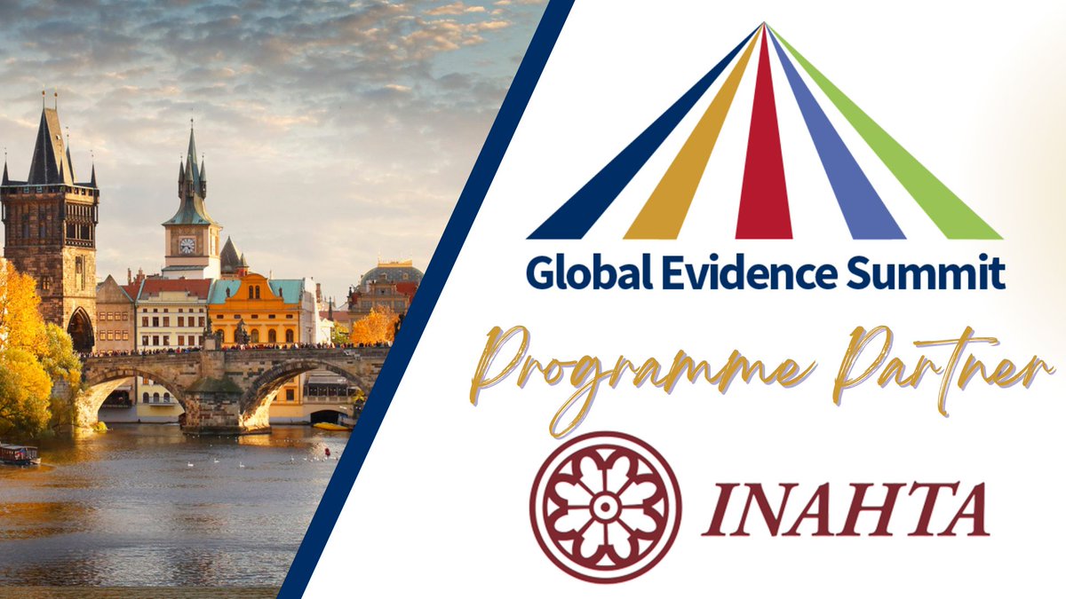 #GES2024 is delighted to introduce Programme Partner, The International Network of Agencies for Health Technology Assessment 🎉 @INAHTA_Network is committed to the GES theme of ‘Using evidence. Improving lives’ & overall scientific programme. buff.ly/3xhymru