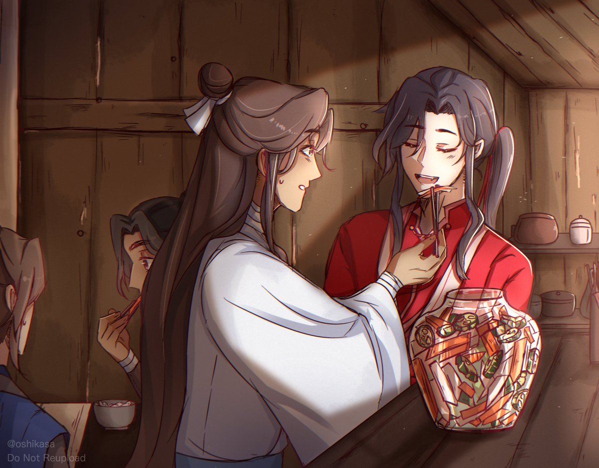 花怜「according to mxtx, xie lian is good at p」|anhi ☁️のイラスト