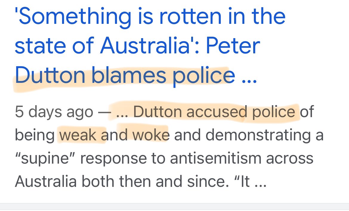 Last week #Dutton dog whistling blamed police, calling them woke for not arresting peaceful 
#operahouse protesters last October,, that’s right last October..

Last night #NSWpolice were violently set upon my his base while they were bravely protecting paramedics

#Duttonthethug