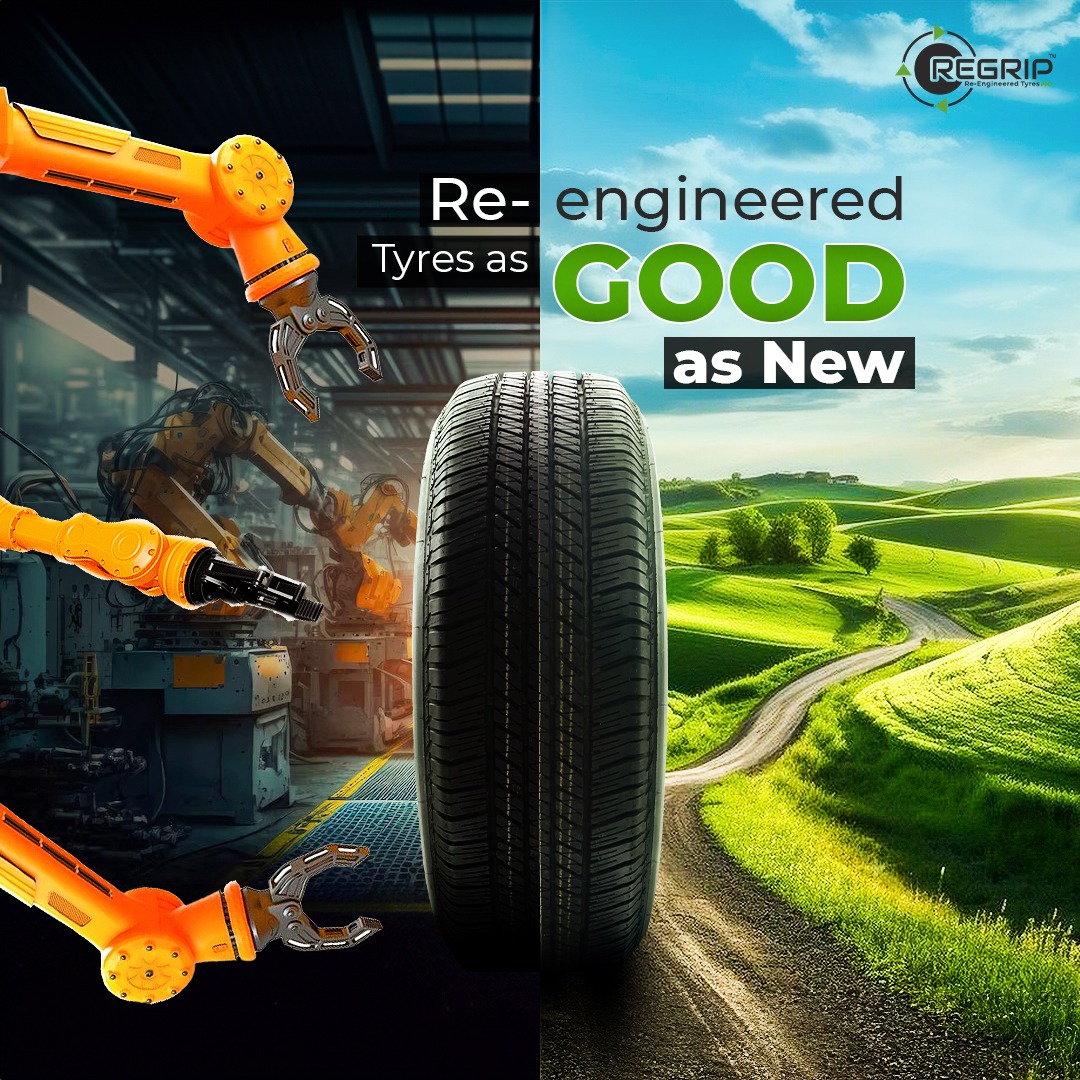 Re-engineered tyres aren't inferior! 

Advanced materials &amp; techniques ensure safety &amp; performance. 

Choose Re-Grip for quality &amp; a greener future. 

#GoGreen #GoRegrip #SustainableChoice