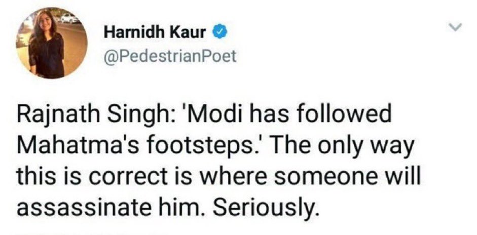 shashank_ssj's tweet photo. She is Harnidh Kaur.

She &amp; Zerodha CEO @nikhilkamathcio co-founded the startup- @TheWTFund.

She is openly seeking death of PM Modi.

Hello @DelhiPolice @Uppolice:
kindly lodge FIR. https://t.co/5ZkAlUhZ6q