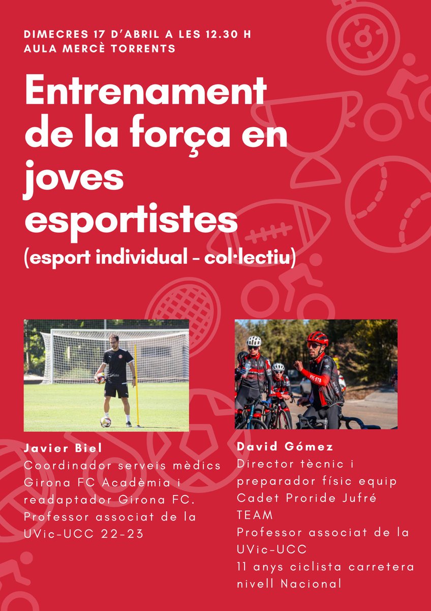 Jordi Coma Bau (@comabau) on Twitter photo Demà a les 12.30 ens visiten dos ex-alumnes que estan treballant en entorns professionals amb joves esportistes. <a href="/javierbiel/">Javier Biel Costa</a> i <a href="/David_Gomez7/">David Gómez Cazorla</a> . T’ho perdràs? Demà a les 12.30 ens visiten dos ex-alumnes que estan treballant en entorns professionals amb joves esportistes. <a href="/javierbiel/">Javier Biel Costa</a> i <a href="/David_Gomez7/">David Gómez Cazorla</a> . T’ho perdràs?