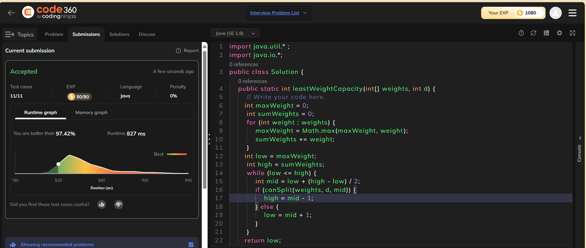 PawanPa98011176's tweet image. Day 14 Dsa :-Capacity To Ship Packages Within D Days
Dev :-Data modelling with mongoose  and setup a backend project.
#100DaysOfCode #w3Schools #backend #fullstack #mern #100DayChallenge #binarySearch #DSA #jQuery #css #html5 #Mongodb #mysql #100daysofdsa #learninpublic