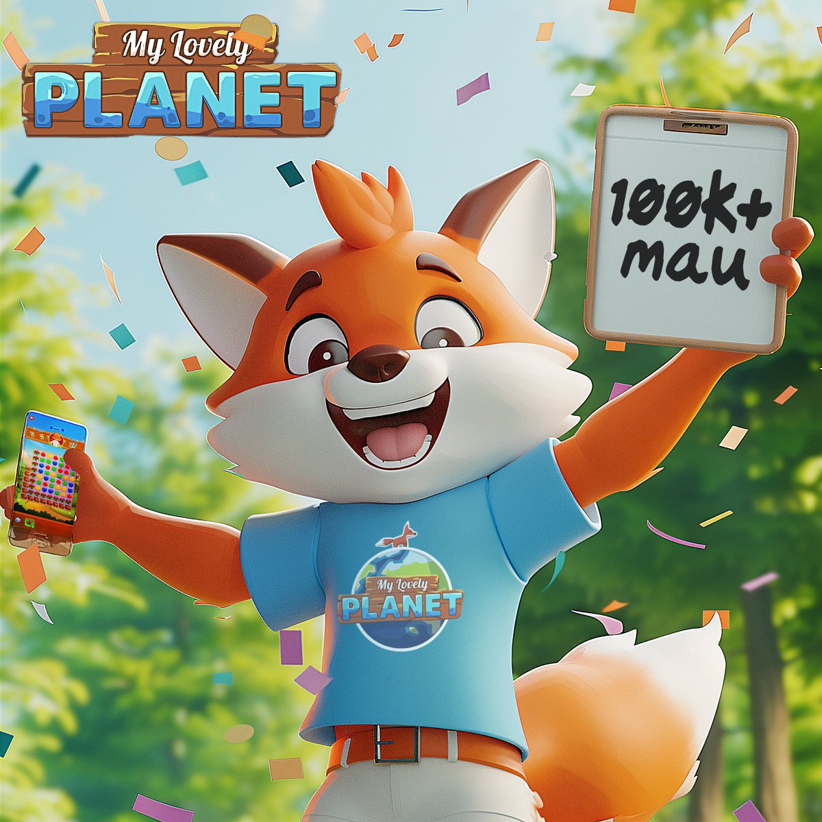 🎉 Congratulations to @MyLovelyPlanet1 on hitting 100K+ monthly active users! 🌟 Join the fun and make a real-world impact with My Lovely Planet game! 🌍

📲 Download now:
APPLE:  bit.ly/mlpapple
GOOGLE: bit.ly/mlpandroid

 #MyLovelyPlanet #Gaming #RealWorldImpact