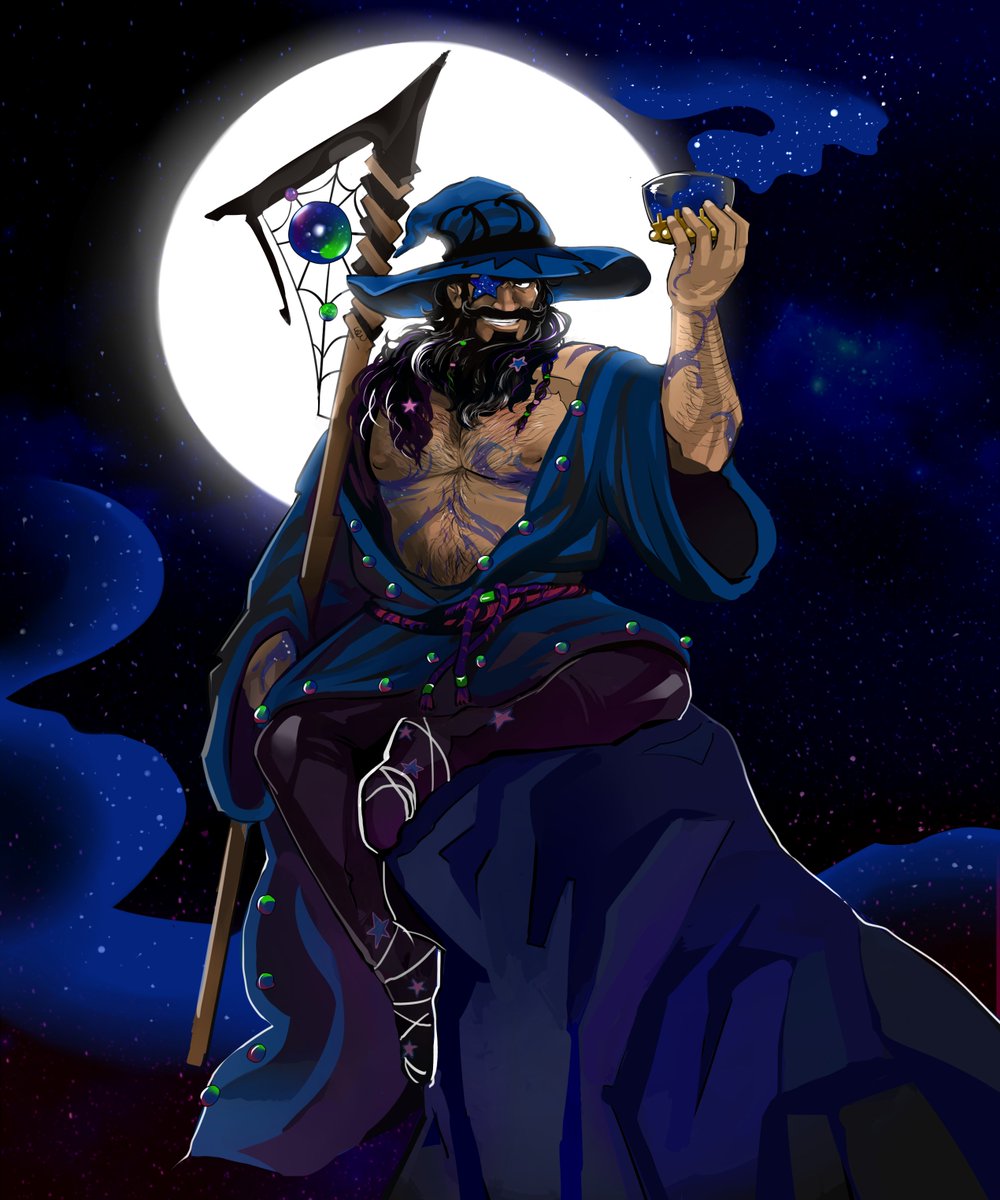 Anybody else get the sudden urge to draw a sexy wizard? no? just