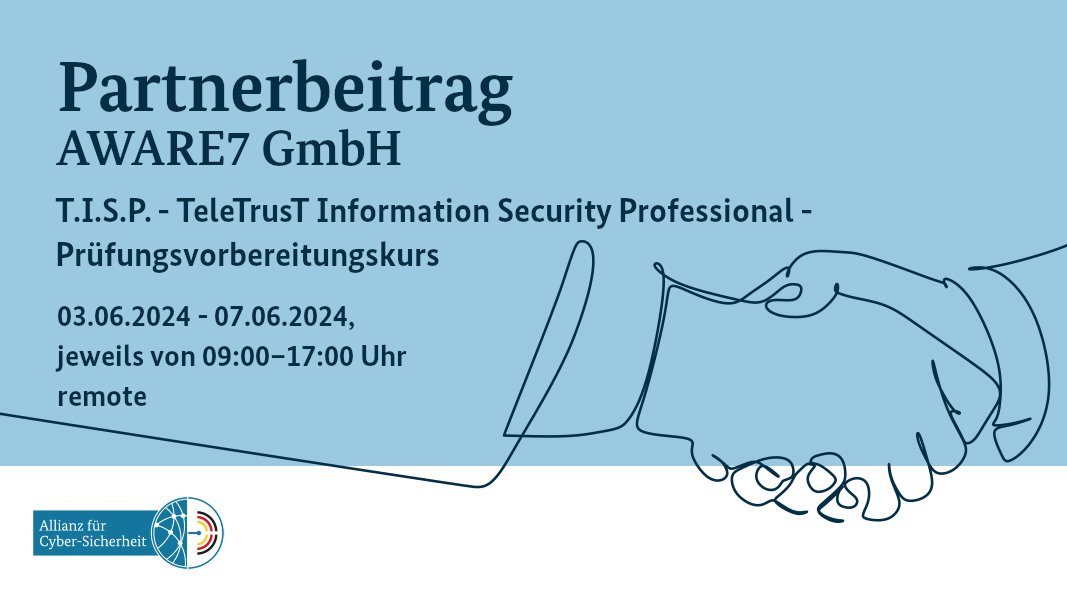 Allianz für Cyber-Sicherheit tweet media