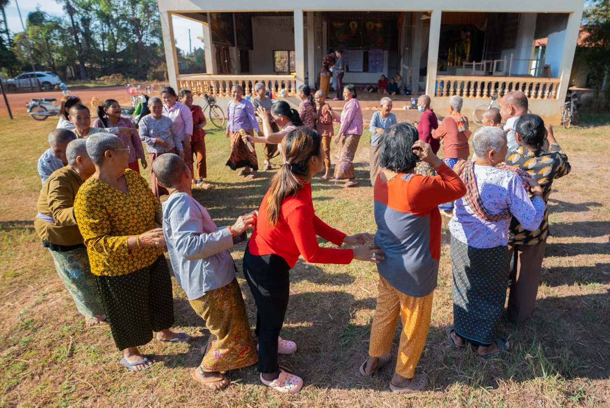 'Before, when I was at home, I often experienced headaches & stomachaches, but attending the association’s gatherings has alleviated these minor ailments,' said Ms. Say Kea, a member of the Older People Association. @UNDP🇦🇺🇰🇷🇱🇺 work to improve the wellbeing of older people in 🇰🇭.