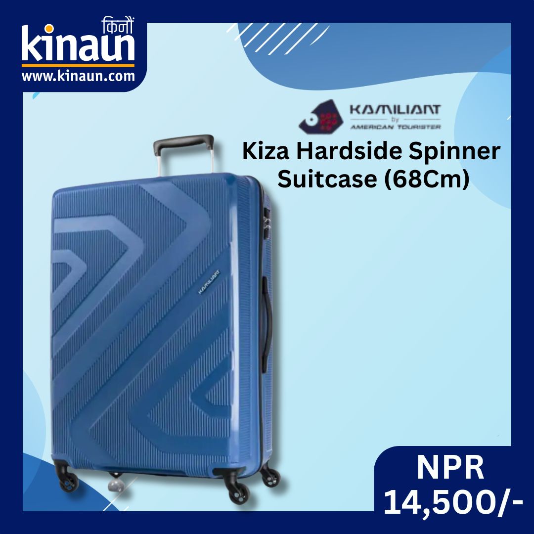 Kamiliant (by American Tourister) Hardside Spinner Travel Suitcase at NPR 14,500/-
kinaun.com/product/kamili…

#Kamiliant #AmericanTourister #travelsuitcase #suitcase #luggagebag #kinaunshopping #किनौं