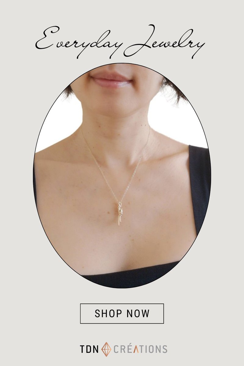 A symbol of strength and resilience, this piece adds a touch of elegance to your daily look. 
tinyurl.com/2s3kznxp

#necklaces #goldfilled #climbingknot #everydayjewelry #giftideas #madeincanada #jewelry #TDNCreations #minimaliststyle  #supportlocalbusiness #minimalist