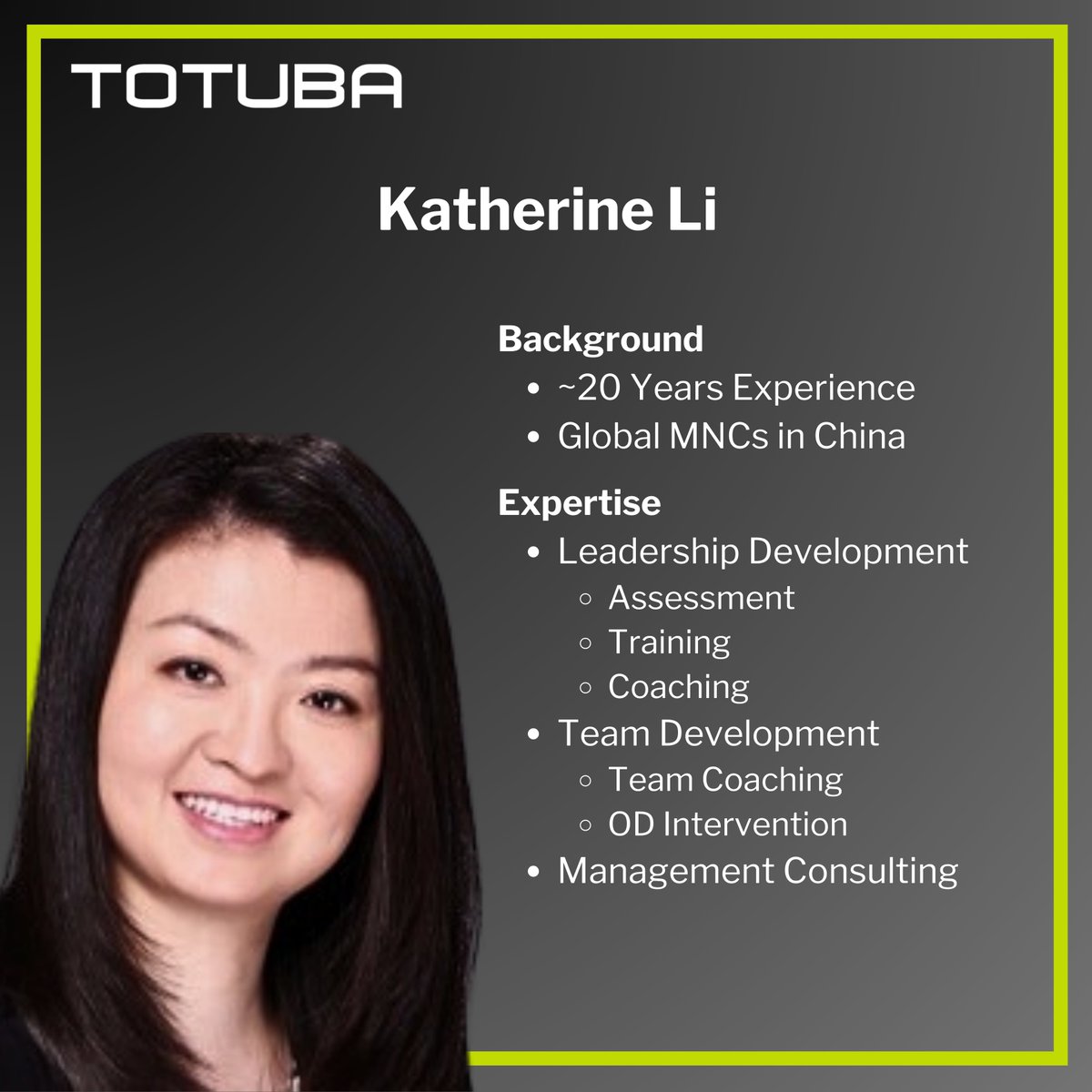 m_adick's tweet image. Meet our team: Leadership, Katherine, Xiao, Amur, c.j.; HRM, Katherine, Xiao; SCM, Amur.
Contact: inquiry@totuba.com.
#leadership #organizationdevelopment #hrm #scm #operations #consulting #training #coaching