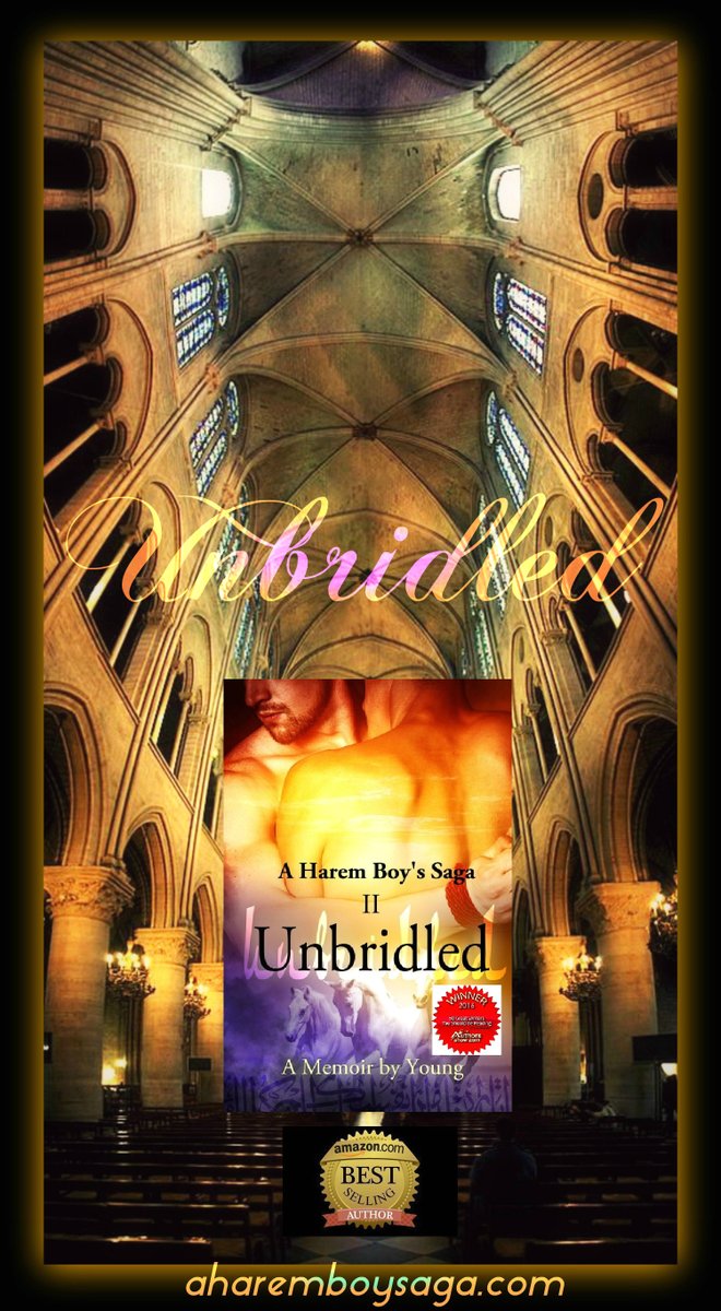 In Paris, I learn wit, elegance & seduction. UNBRIDLED myBook.to/UNBRIDLED is the sequel to a sensually captivating autobiography about a young man coming of age in a secret society & a male harem. #AuthorUproar #BookBoost