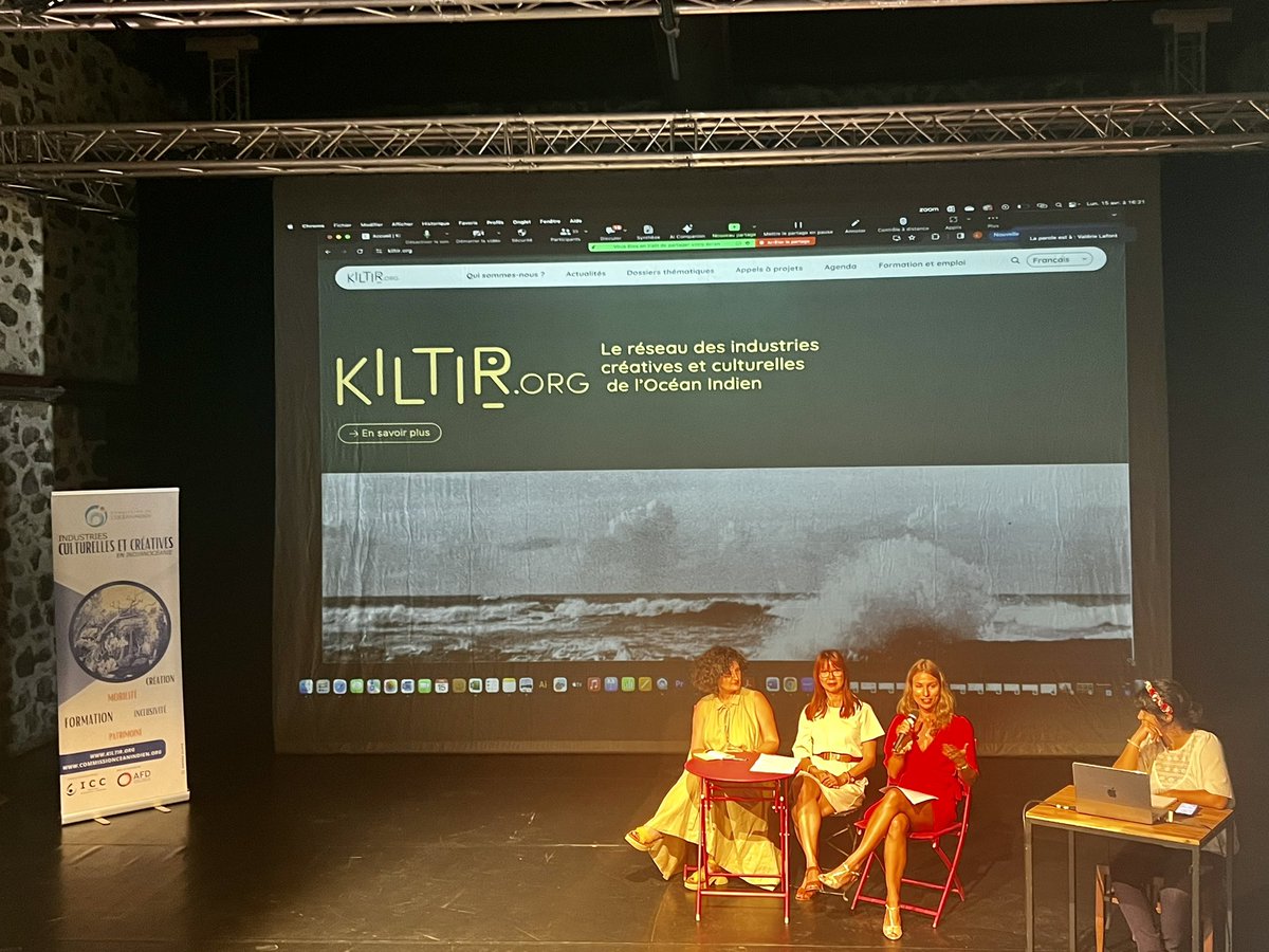 💡 Retour sur le lancement de kiltir.org à La Réunion avec Lalanbik & @AFD_France Le nouveau portail pour les #ICC dans l’océan Indien ➡️ opportunités pro. réseautage, agenda participatif… disponible dès maintenant ! #culture