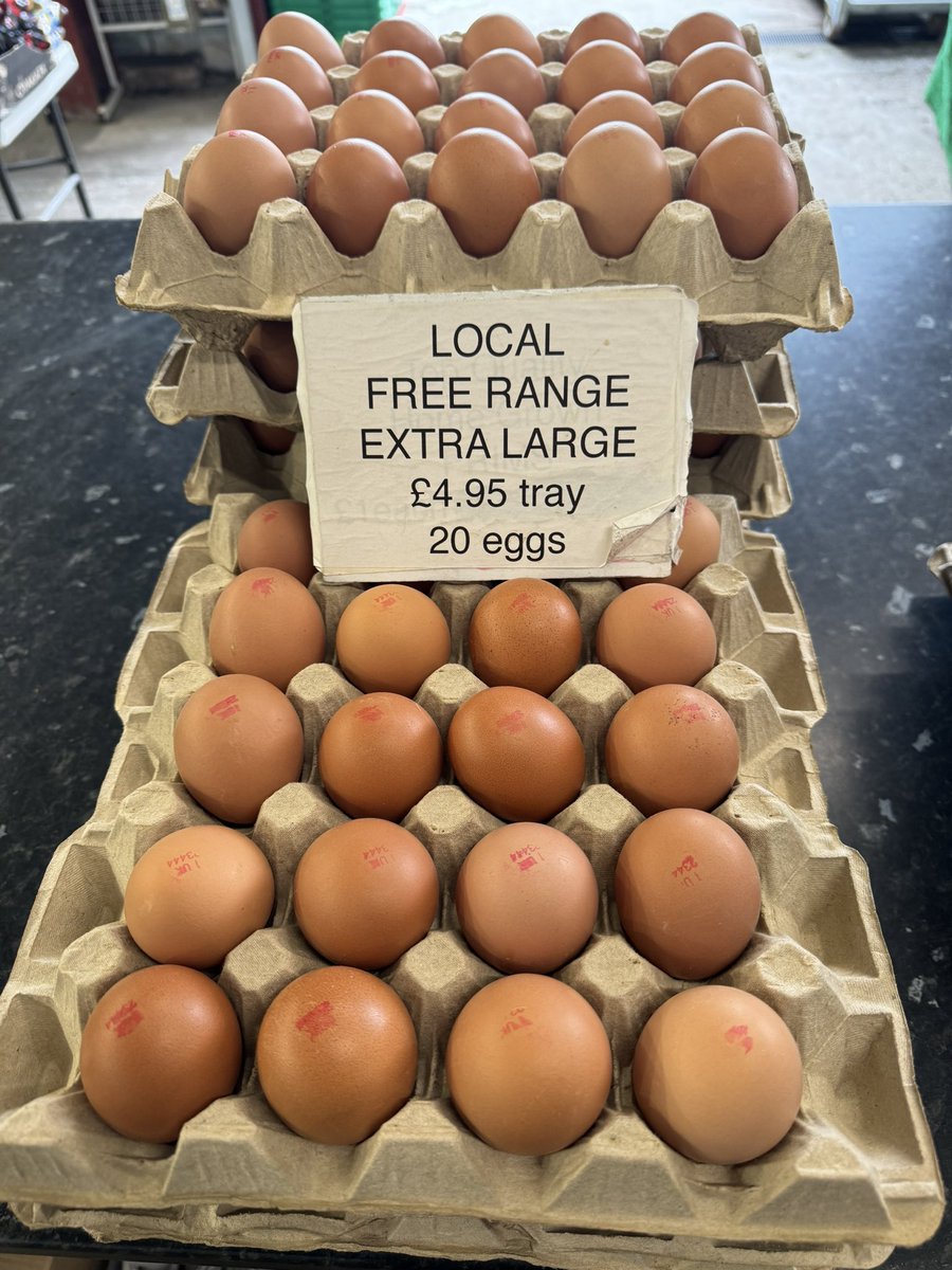 Bore da good morning all stocking up #llandudno this is one of our best sellers 20 Extra Large Eggs for only £4.95 Best Quality & taste & more Importantly supporting British Ag 💪💪💪💪💪💪💪💪💪💪💪