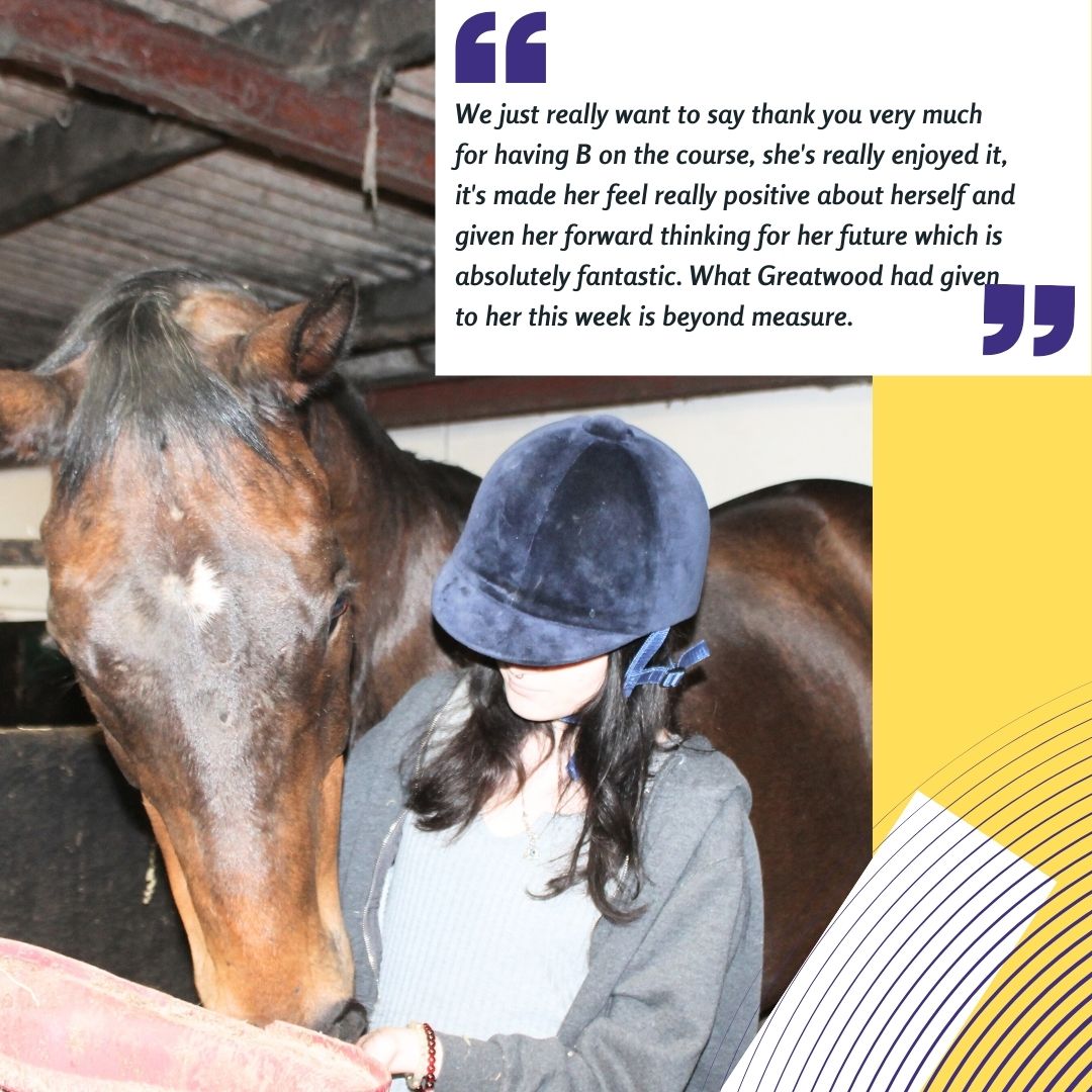 Some wonderful feedback after the successful delivery of last week's @1st4sport Entry Level 2 Award in Assisting with Basic Care of Horses. greatwoodcharity.org #TuesdayThoughts