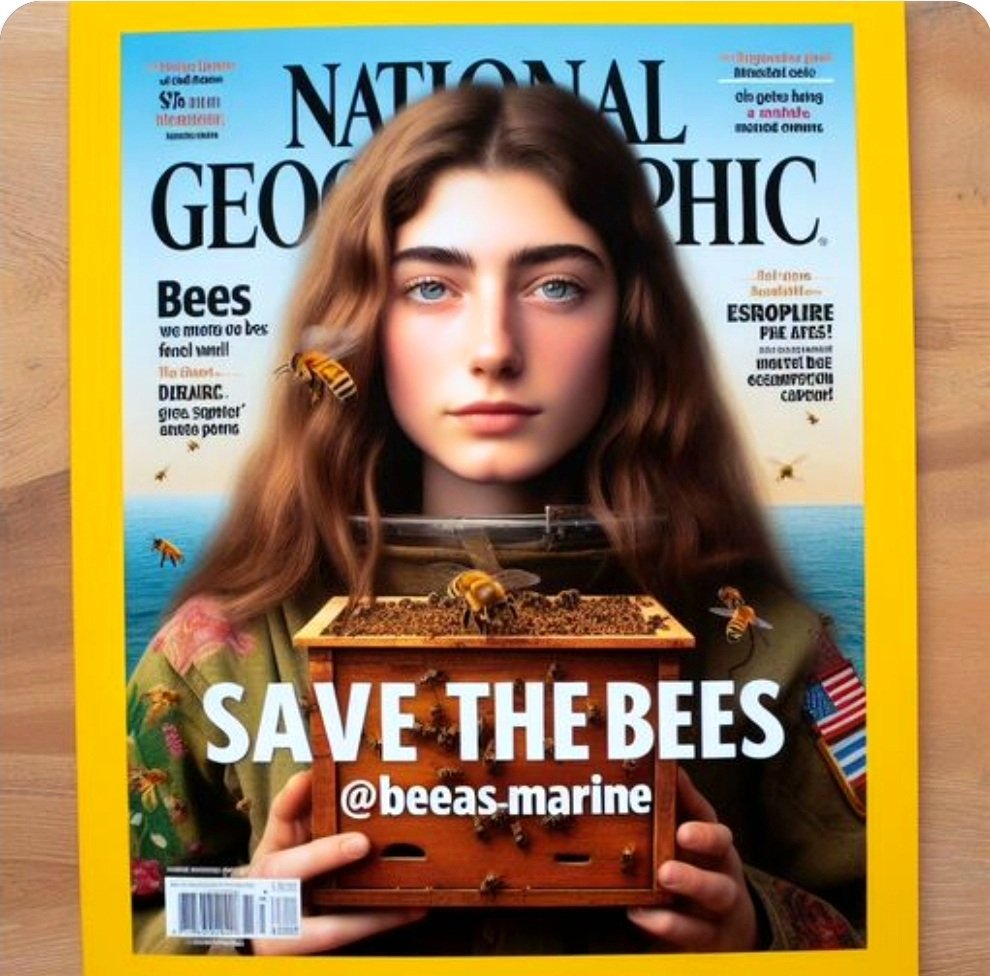 All your tireless efforts to #SaveTheBees

👉change.org/SaveTheBee 🐝

as a beautiful activist should be on all headlines of magazines! Keep on tackling the #biodiversityloss, Marine!!!🌻🦋🐝
Cc @GreenJennyJones (important)