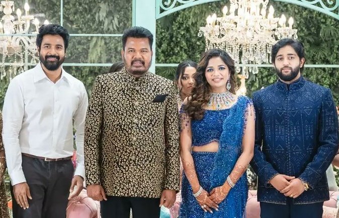 Prince #Sivakarthikeyan at #Shankar Daughter's Wedding Reception.. 💥